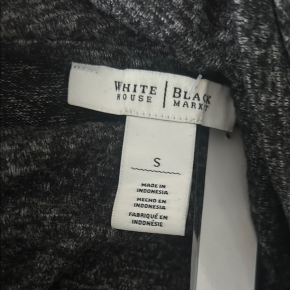 White House Black Market Gray Cowl Neck Sweater - Picture 2 of 4